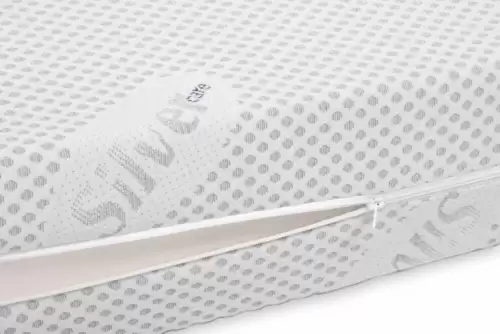 Husa Saltea Silver Forte 90x200x20 cm, lavabila, cu fermoar