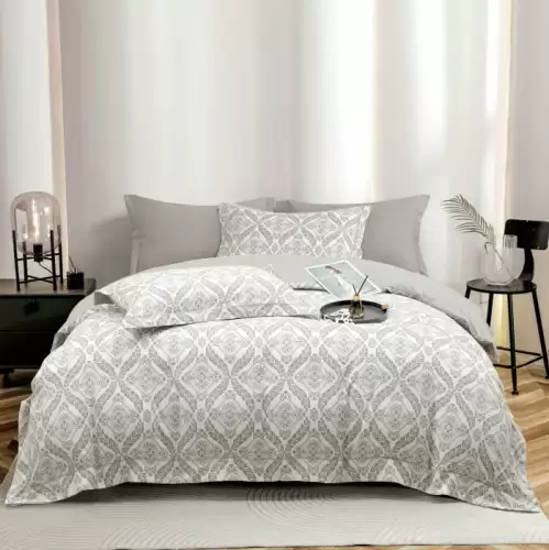 Lenjerie De Lux In Cutie Cadou, Bumbac Finet, 6 Piese - Modern