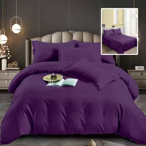 Lenjerii de pat damasc-policoton 6 piese (6dp77)