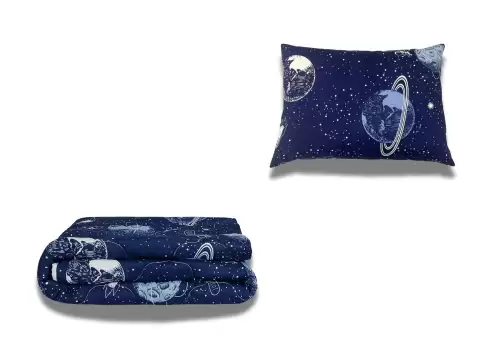 Pachet Promo: 1 Pilota bumbac Cosmos 150x200+ 1 Perna bumbac Cosmos 50x70