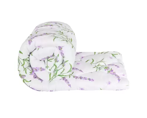 Pilota matlasata Lavanda Confort Somnart, 140x200 cm, 500 g, microfibra, iarna, foarte groasa