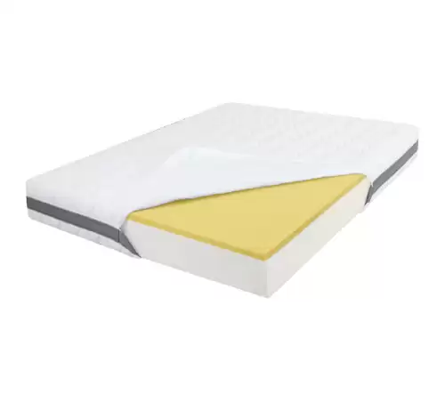 Saltea de Pat Ortopedica din Spuma cu Memorie 150 x 190 - Memory 15+5+1, Fara Arcuri, Ioni de Argint