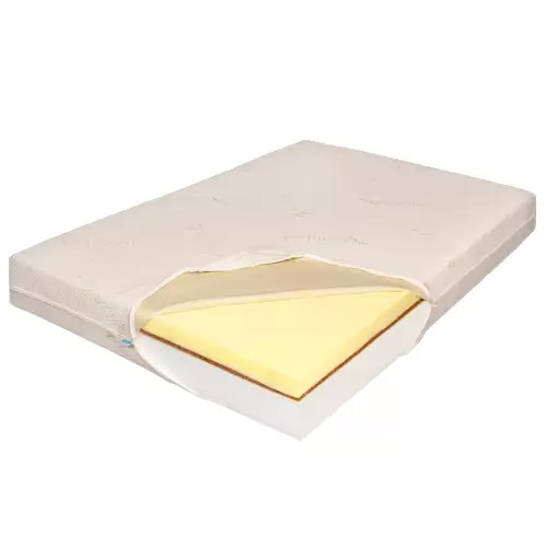 Saltea de Pat Ortopedica Memory 7 cm HD, Bio Cocos, Bio Bambus, 14+2+7, 90x200