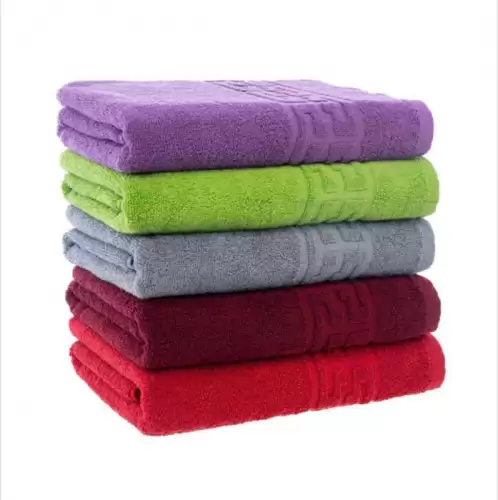 Set 5 Prosoape Baie, Bumbac 100% - Mov Verde Gri Visiniu Rosu