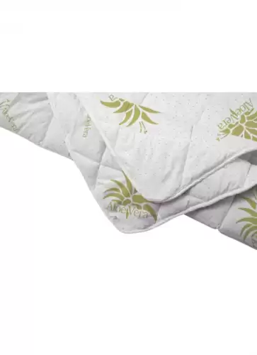 Set Aloe Vera Essence, 2 perne microfibra 50x70 cm si pilota matlasata