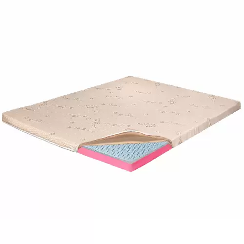 Topper Saltea Ortopedic 180x200 - Latex 6+2+1 cm, Husa Bio Bumbac, Hotel Range