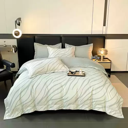 Lenjerie De Lux In Cutie Cadou, Bumbac Finet, 6 Piese - Imprimeu Zebra