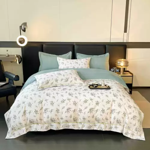 Lenjerie De Lux In Cutie Cadou, Bumbac Finet, 6 Piese - Little Flowers