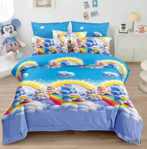 Lenjerie de Pat 1 Persoana Finet Premium cu Model Animat