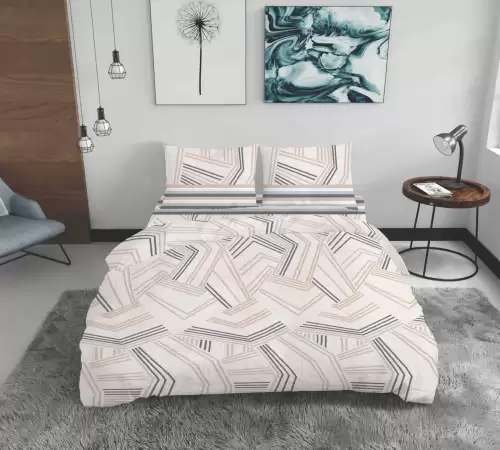 Lenjerie de pat 100%bbc king size (alc4)