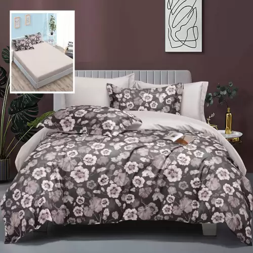 Lenjerie de pat elegance 6 piese cu husa (leh2)