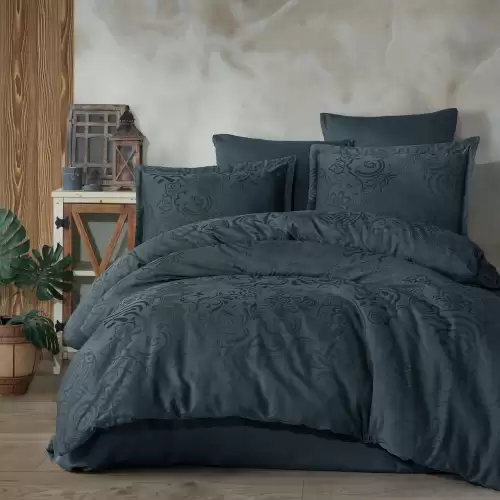 Lenjerie de pat jaquard 100% bumbac (marbella)