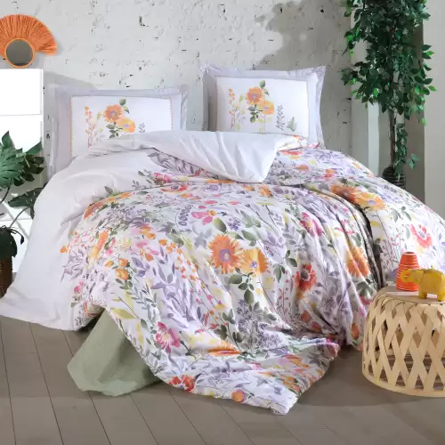 Lenjerie de pat ranforce clasy king size (galya)