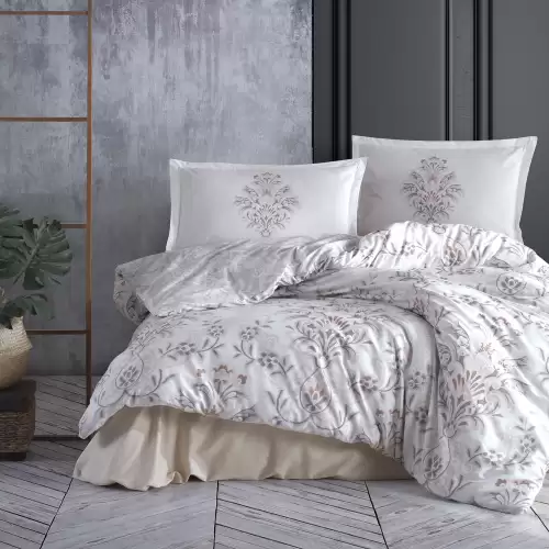 Lenjerie de pat ranforce clasy king size (liya v2)