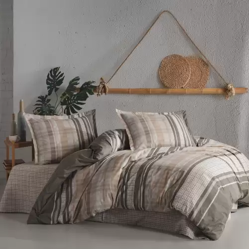 Lenjerie de pat ranforce clasy king size (modena)