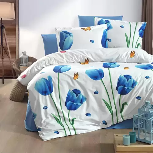 Lenjerie de pat ranforce clasy king size (rnf_30)