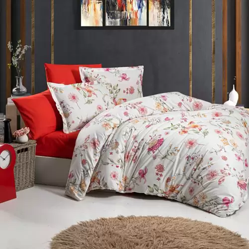 Lenjerie de pat ranforce clasy king size (rnf_35)