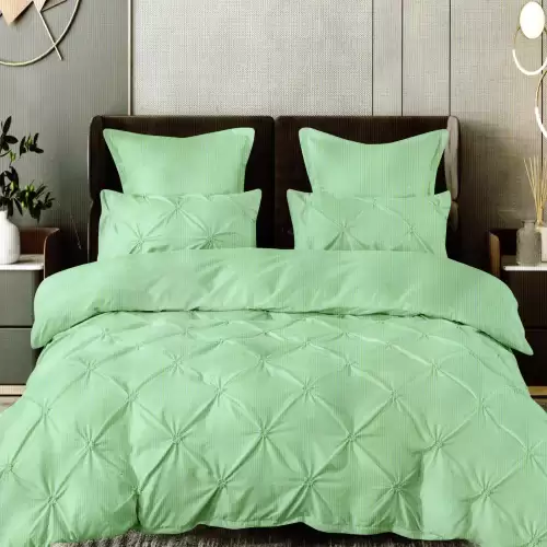 Lenjerie pat finet uni 6 piese (mint)