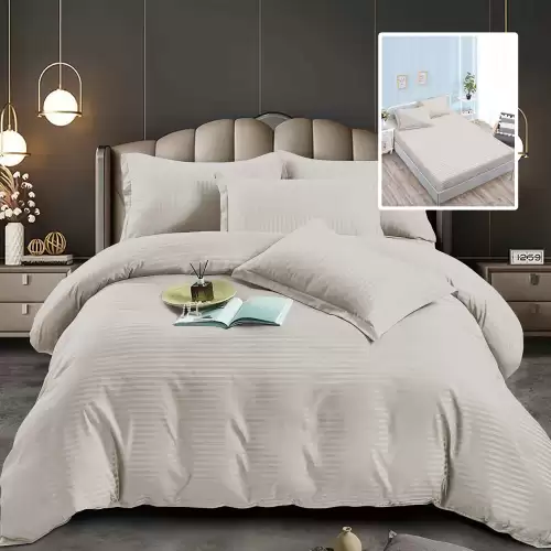 Lenjerii de pat damasc-policoton 6 piese cu husa (6dph34)