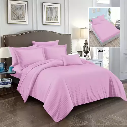 Lenjerii de pat damasc-policoton 6 piese cu husa (6dph7)