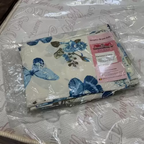 OUTLET-Resigilat - Lenjerie 4 piese atelier cumparamisim