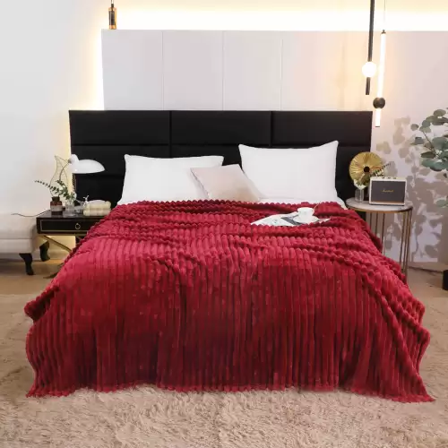 Patura pufoasa CoCoLiNo, 200x230cm, Jojo Home, Visiniu