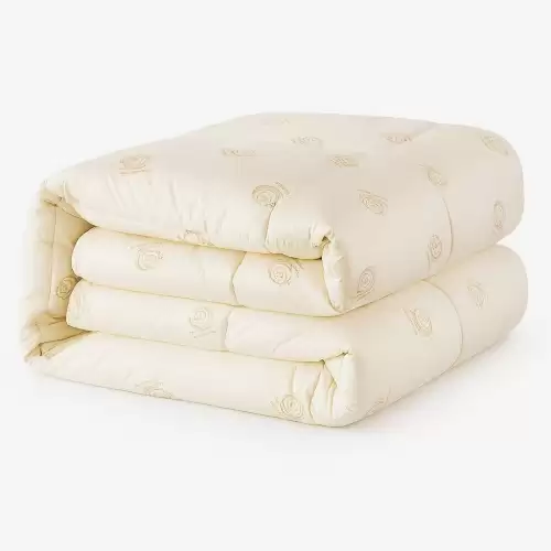 Pilota cu LANA Naturala Wooltex, PREMIUM BUMBAC, 200x220cm, Fabricata in Romania