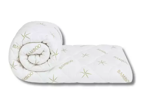 Pilota matlasata Bambus Confort Somnart, 200x220 cm, 250 g, microfibra, vara