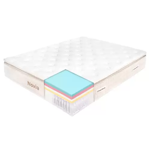 Saltea de pat cu Arcuri Pocket, 160×200 – Novia, 30 cm, Husa Kashmir, Hotel Range