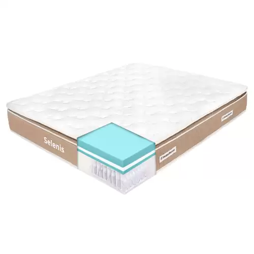 Saltea Ortopedica cu Arcuri Pocket, 160×200 – Selenis, 30 cm, Husa Collagen Complex, Hotel Range