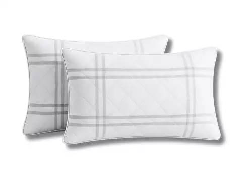 Set 2 Perne Somnart matlasate Grid Confort 50x70 cm