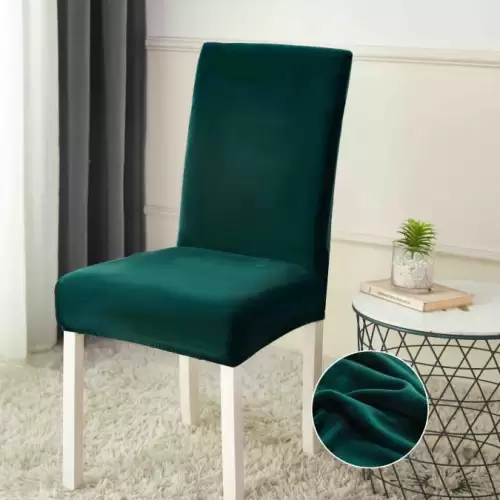 Set 6 huse universale pentru scaun CATIFEA Jojo Home Verde Smarald