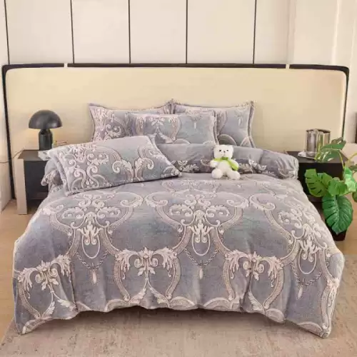 Set Lenjerie Cocolino, 4 Piese, Pat 1 Persoana - Blue Royal