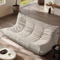 Canapea 3 locuri cu Sustinere Ergonomica Nobile HD Foam, Catifea, Ivoire