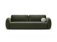 Canapea extensibila 3 locuri, Tonale, Cosmopolitan Design, 262x105x88 cm, tesatura chenille, verde