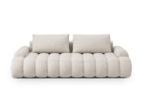 Canapea extensibila 4 locuri, Linz, Cosmopolitan Design, 250x100x84 cm, tesatura structurata, bej