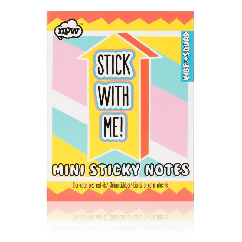 Carnețel cu sticky notes npw Vibe Squad