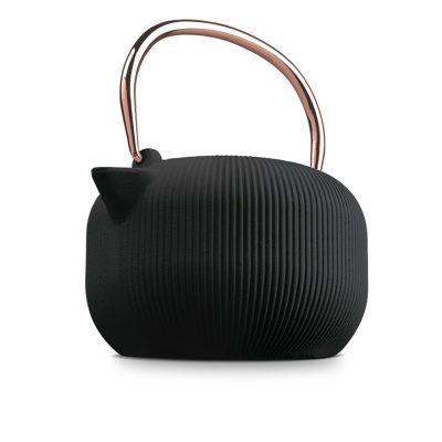 Ceainic Berlinger Haus, Black Rose, 1 L, fonta, negru/roz