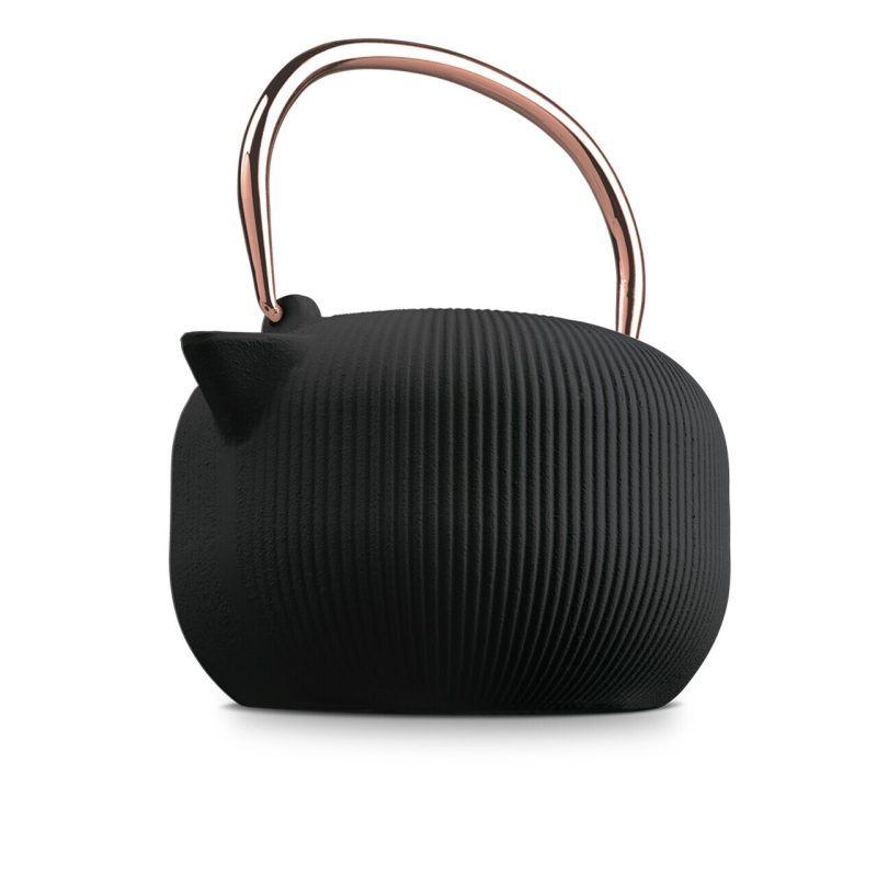 Ceainic Berlinger Haus, Black Rose, 1 L, fonta, negru/roz