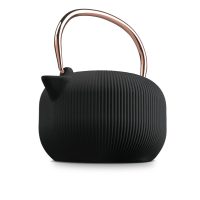 Ceainic Berlinger Haus, Black Rose, 1 L, fonta, negru/roz