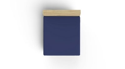 Cearceaf de pat cu elastic Ranforce King (FR) (IT) (ES) (DE), L'essentiel Maison, Sax Blue, Albastru