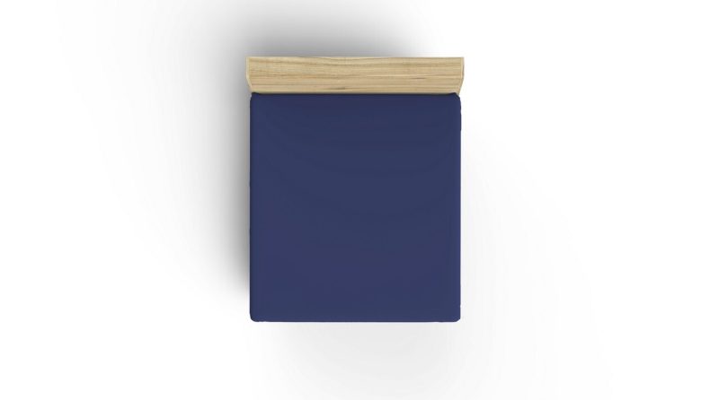 Cearceaf de pat cu elastic Ranforce King (FR) (IT) (ES) (DE), L'essentiel Maison, Sax Blue, Albastru