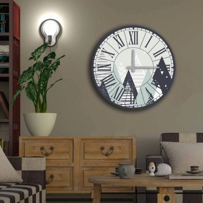 Ceas de perete, 5050MS-081, ø50 cm, Multicolor