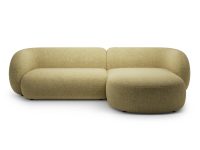 Coltar dreapta 3 locuri, Kate, Micadoni Home, 285x176x76 cm, tesatura structurata, galben melanj