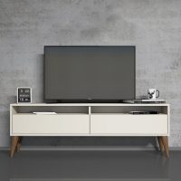 Comoda TV, Hanah Home, Best 2, 150x30x50 cm, Crem