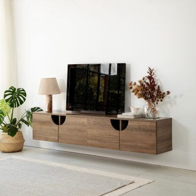 Comoda TV, Hanah Home, Grotte, 180x35x35 cm, Maro
