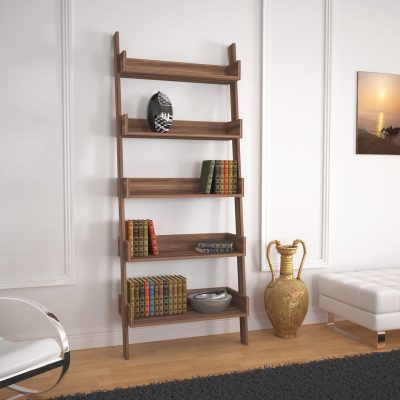 Corp biblioteca, Hanah Home, Only, 80x195x32 cm, Maro