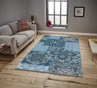Covor, Asr Crpt-111, 100x140 cm, Multicolor