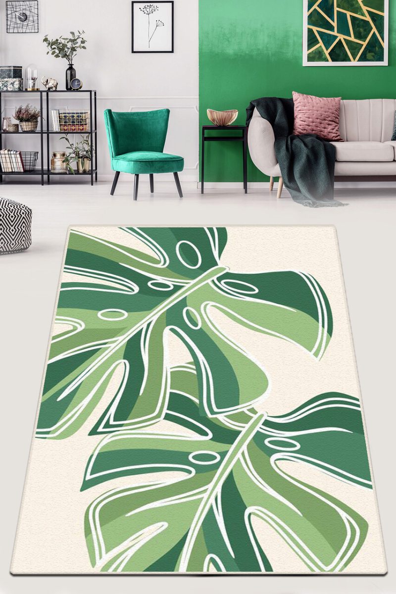 Covor, Bamboo Folium Djt, 150x240 cm, Poliester, Multicolor