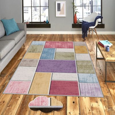 Covor, Eexfab540, 80x150 cm, Multicolor